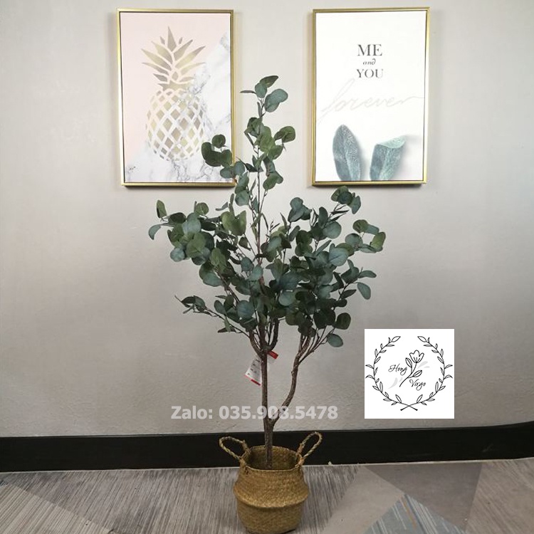 🍀 Cây Lá Táo Giả Trang Trí decor siêu xinh