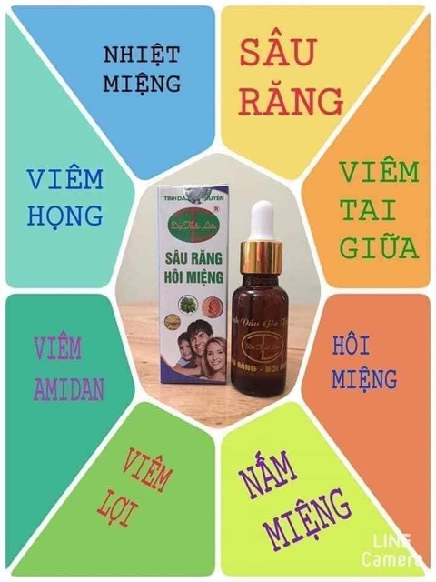 Tinh dầu Dạ Thảo Liên sâu răng hôi miệng 20ml