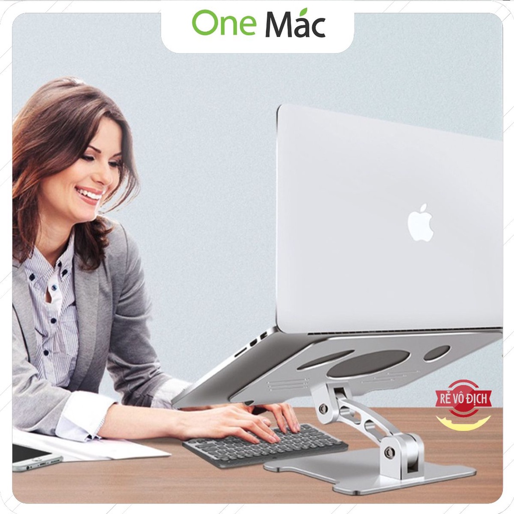 [Cao cấp] Giá đỡ macbook, laptop nhôm cao cấp MT99 điều chỉnh độ cao cho máy 11 inch - 18 inch.