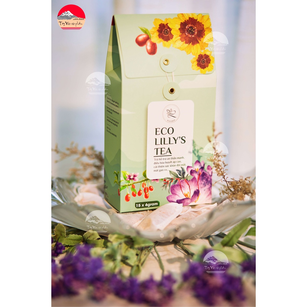Eco Lilly's Tea - Trà Hoa Tuyết Cúc và những nguyên liệu thượng hạng: Saffron, Câu Kỷ Tử, Táo Đỏ Tân Cương!
