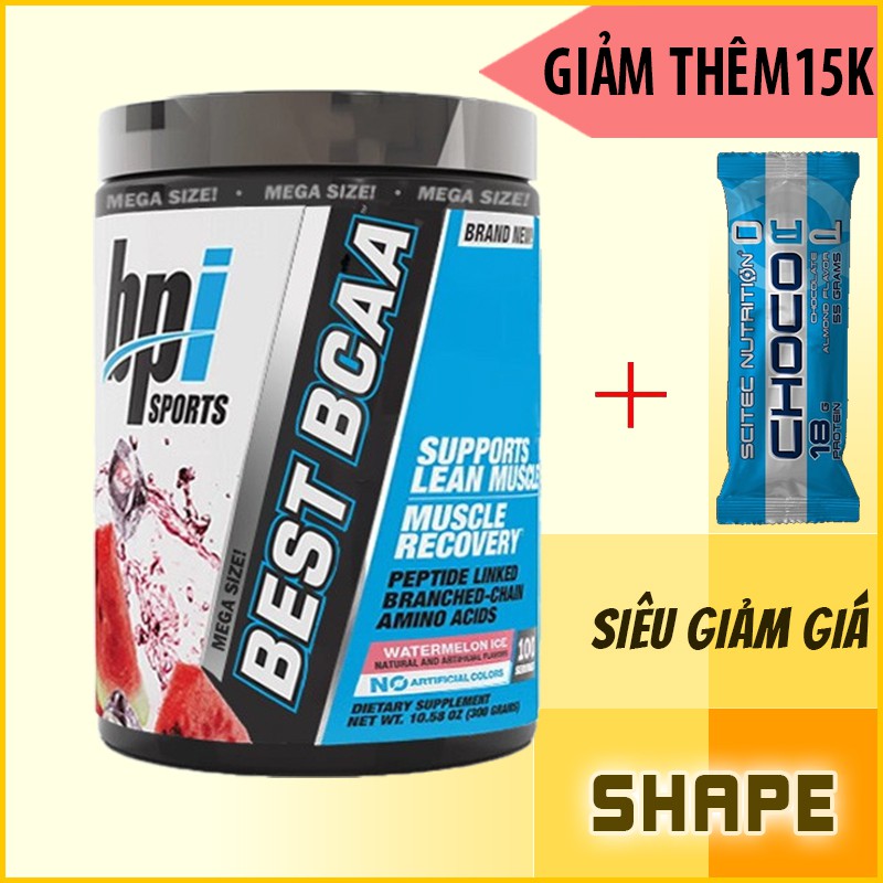 BCAA | Chống Dị Hóa Phục Hồi Cơ Bắp Best Bcaa [100 Lần Dùng] - Chính Hãng BPI Sports Tại Shape Store