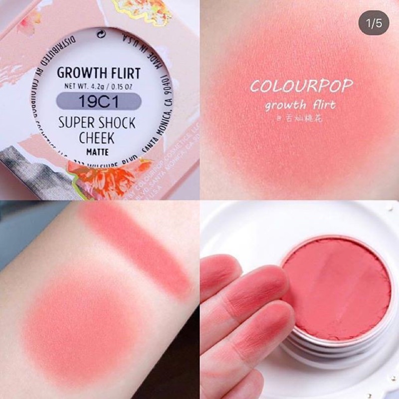 Phấn má Colourpop màu Growth Flirt