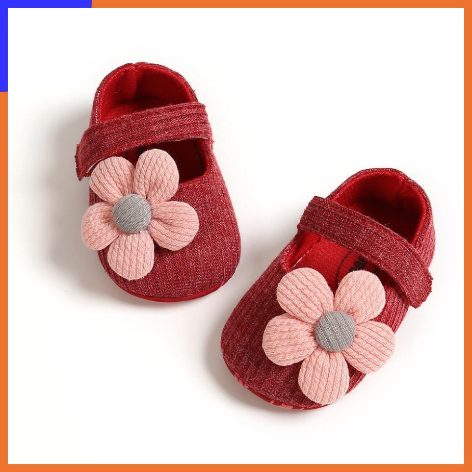 [Hàng Cao Cấp] Giày tập đi em bé, đính hoa dễ thương cho bé I Giày tập đi cho bé G030