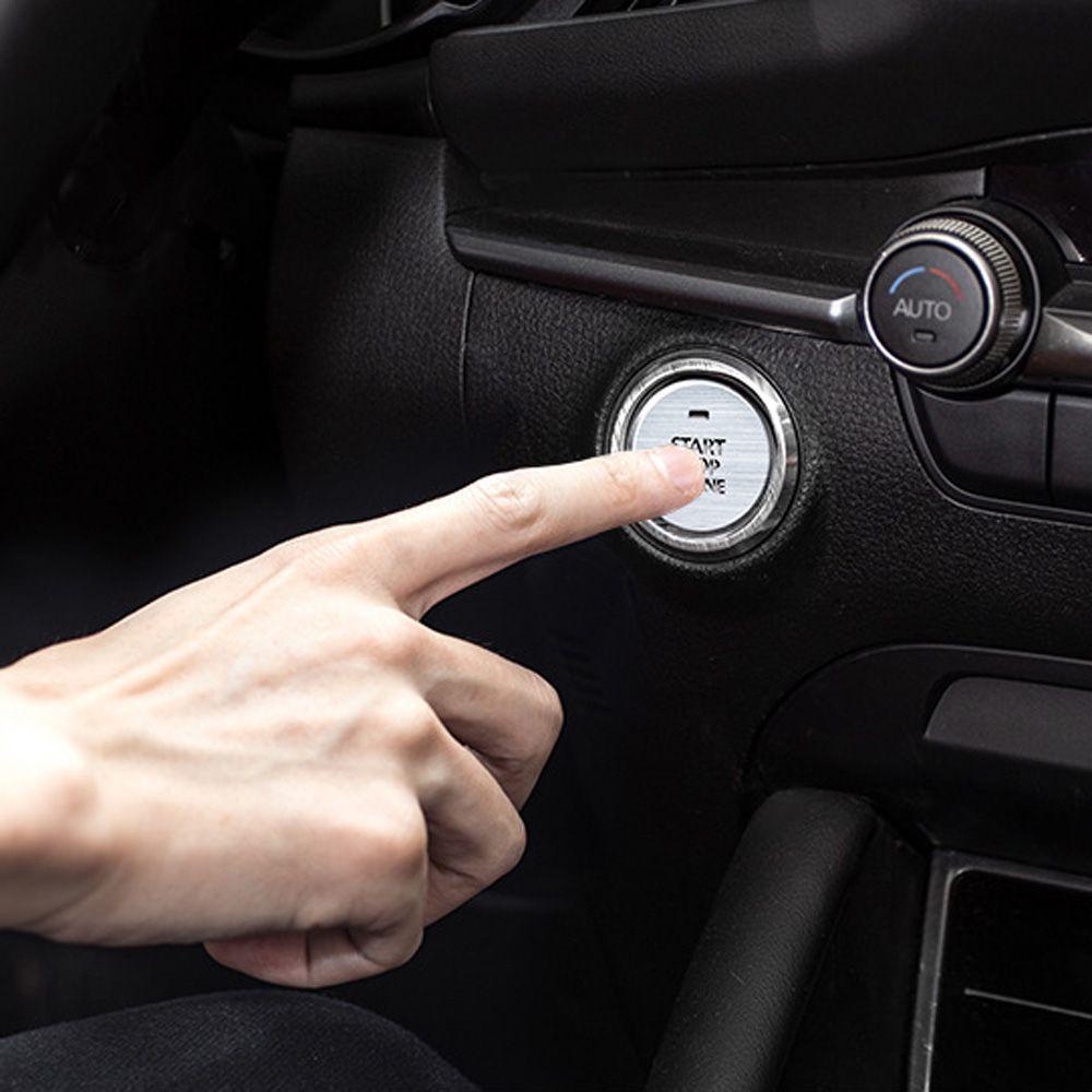 Set 2 Ốp Nút Đánh Lửa Bằng Nhựa Chất Lượng Cao Cho Mazda 3 For Axela CX-30