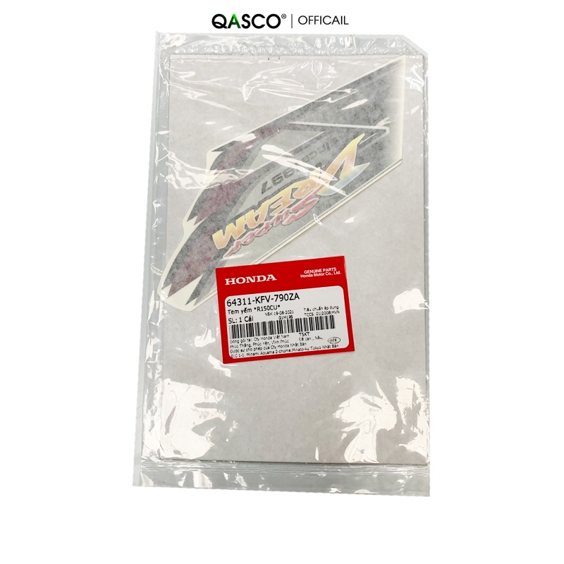 Tem yếm HONDA Dream 100 (2005-2006) màu R150cu  QA(64311KFV790ZA) _( 6)