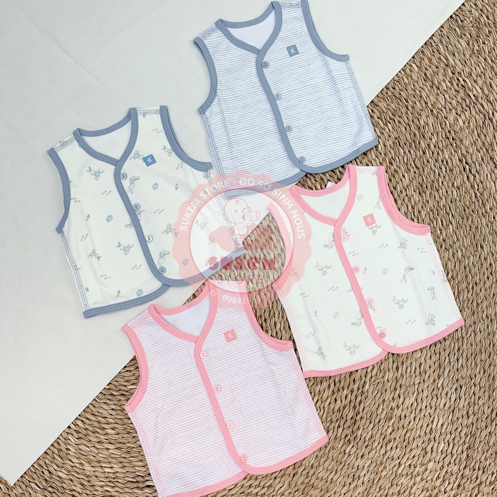 Áo Gile Mio 2 Lớp Cotton Mềm Mại Xinh Xắn