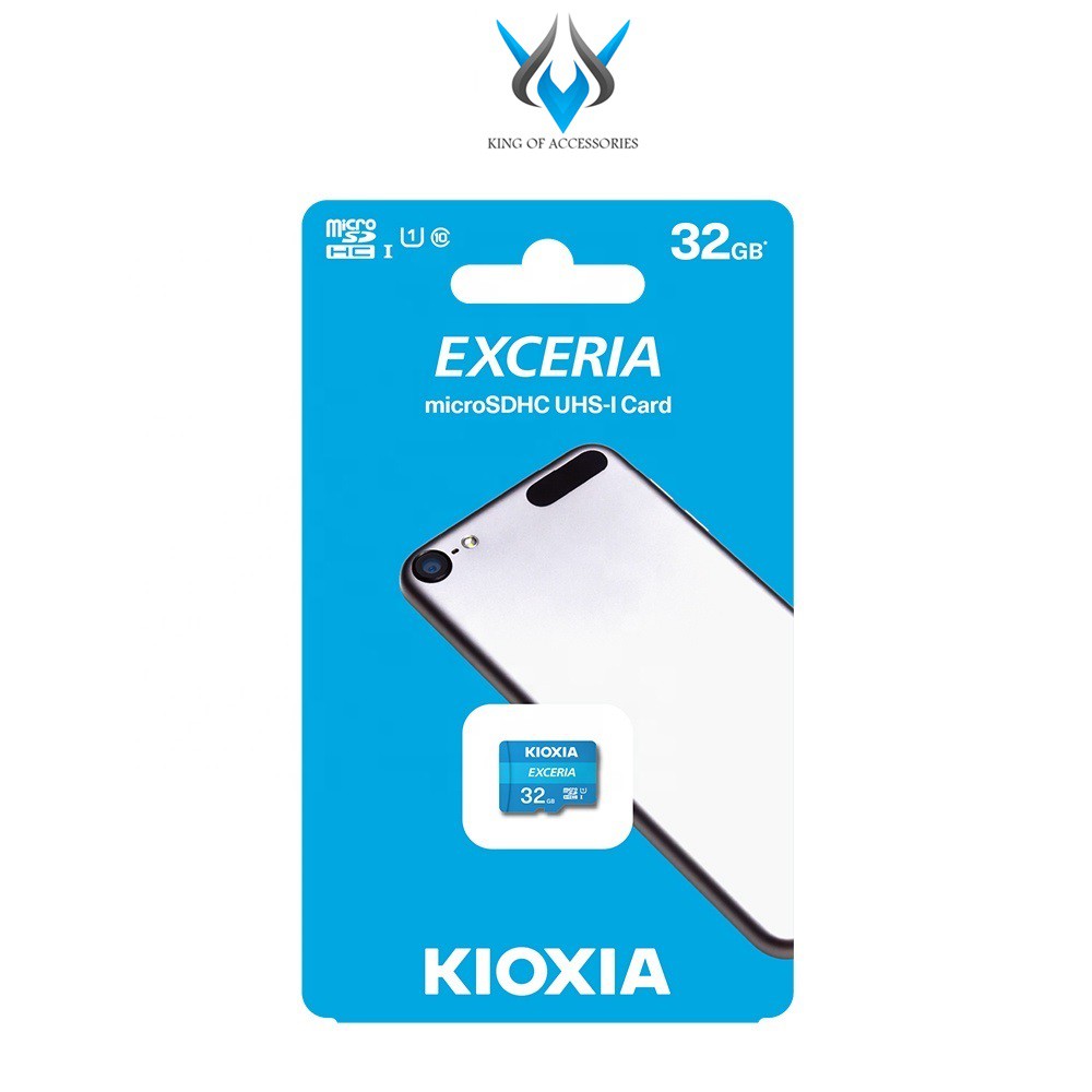 Thẻ nhớ MicroSDHC Kioxia Exceria 32GB UHS-I U1 100MB/s (Xanh)