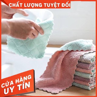 Sét 10 khăn lau 2 mặt siêu thấm