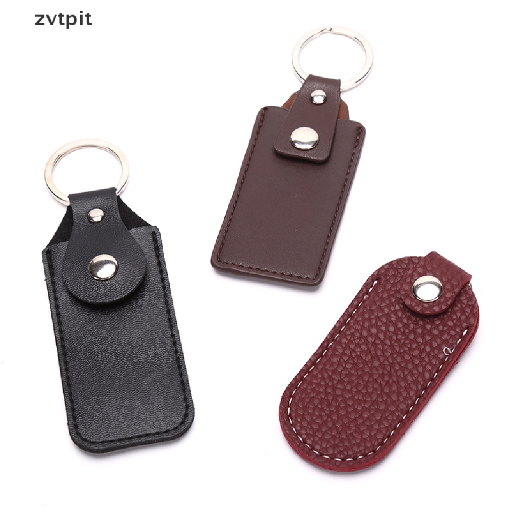 [ZVPT] USB Case Protective Bag Portable Pocket Leather Key Ring for Usb Flash Drive DSF