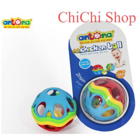 Đồ Chơi Quả Bóng Chicken Ball Antona Chính Hãng Việt Nam Dành Cho Trẻ Sơ Sinh