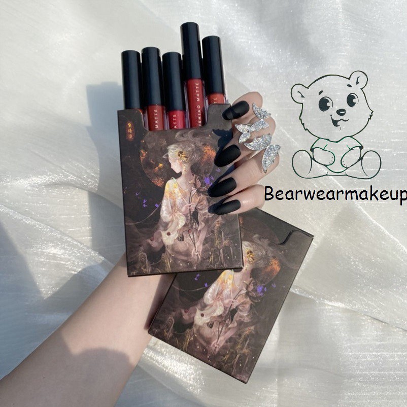 SET 5 SON CỔ TRANG LÌ DAISHIAO MATTE