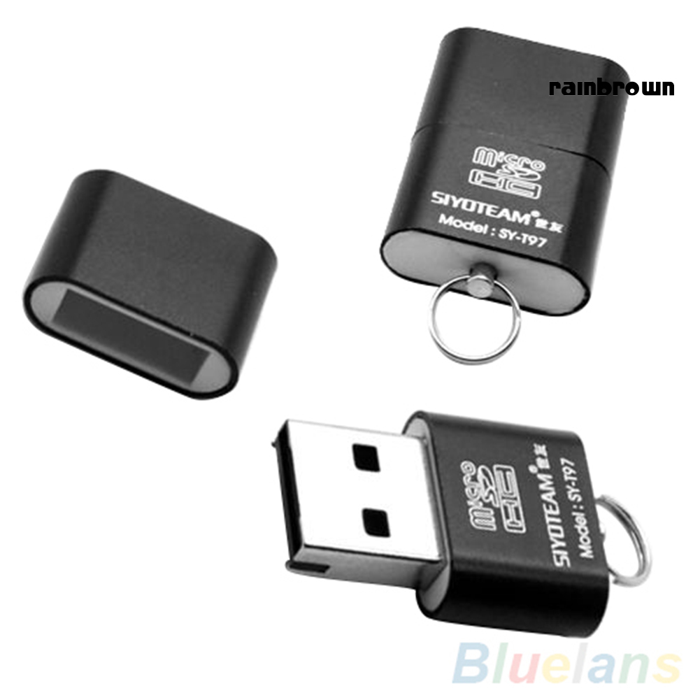 Portable Mini USB 2.0 Micro SD TF T-Flash Memory Flash Drive Adapter Card Reader /RXDN/