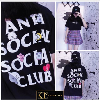 Áo thun Anti Social Social Club x BT21