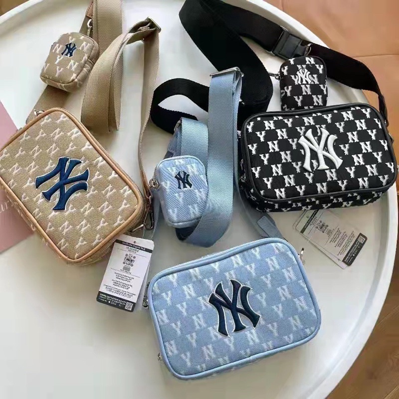 Túi MLB dây bản to Đeo chéo kèm ví nhỏ