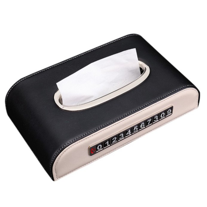 Sản Phẩm Bảng Số Điện Thoại-Hộp Đựng Giấy-Ô Tô-Chính Hãng-Cao Cấp- ZJH-022 .