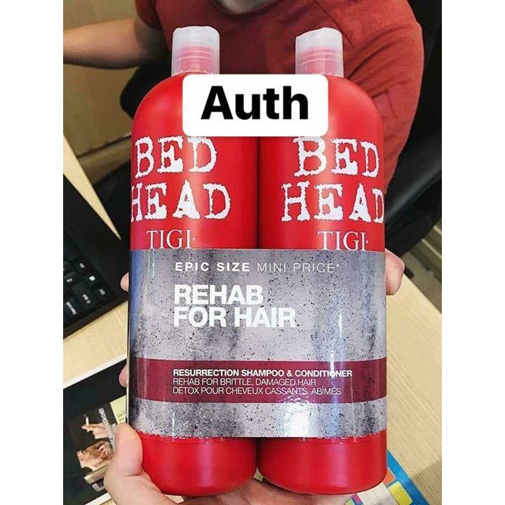 BỘ DẦU GỘI TIGI PHỤC HỒI CHUYÊN SÂU Bed Head Rehab For Hair 750ml | BigBuy360 - bigbuy360.vn