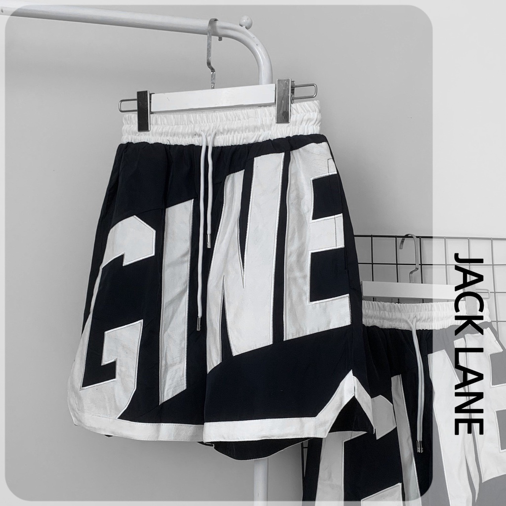 Quần Short Gine, JACKLANE, Quần short ngắn Unisex Jack Lane