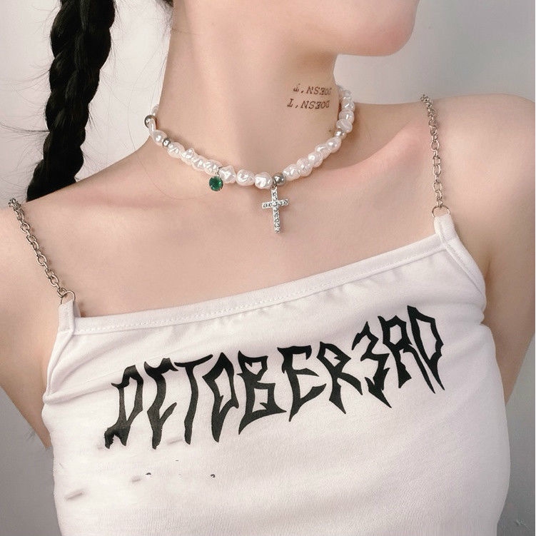 Dây Chuyền Đính Ngọc Trai Giả Thời Trang 22234