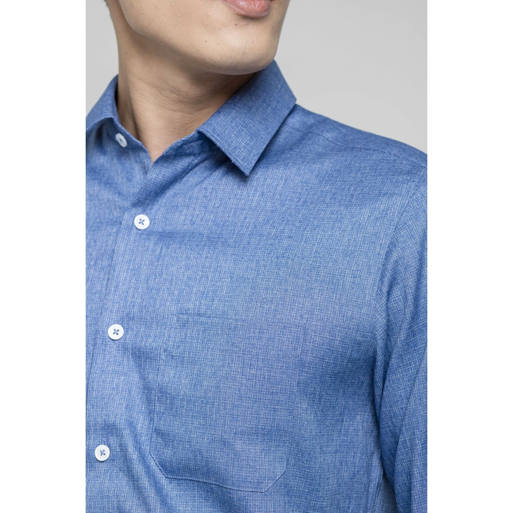 Áo sơ mi dài tay nam ARISTINO phom Regular fit, thiết kế tà lượn, màu sắc lịch sự, chỉn chu - ALS23901