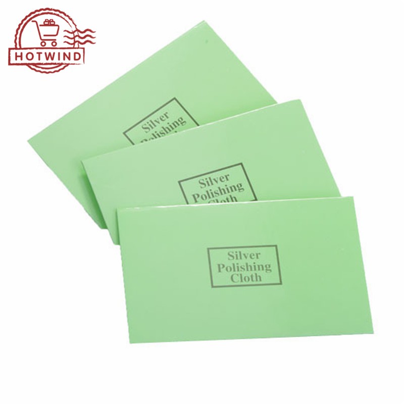 Cuộn vải màu bạc đánh bóng trang sức