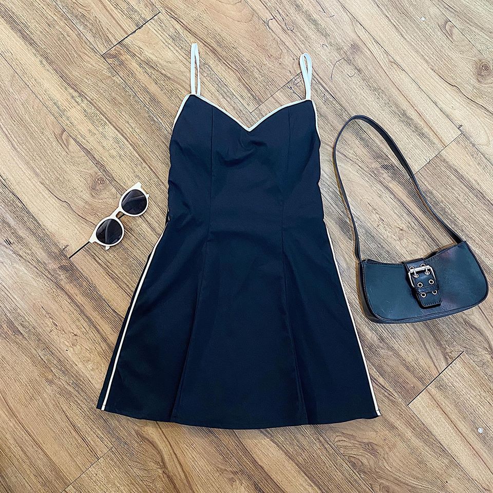 [ẢNH THẬT TRÃI SÀN] ĐẦM DÂY HỞ LƯNG SANG CHẢNH - ORGAN MINI DRESS | BigBuy360 - bigbuy360.vn