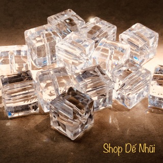 Viên Pha Lê💎Khối Vuông 10mm