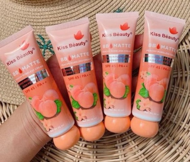 BB Cream TRÁI ĐÀO - Kiss Beauty BB Matte | BigBuy360 - bigbuy360.vn