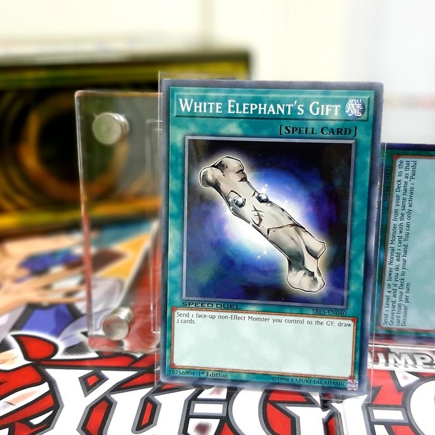 THẺ BÀI YUGIOH MINT 90% - WHITE ELEPHANT'S GIFT