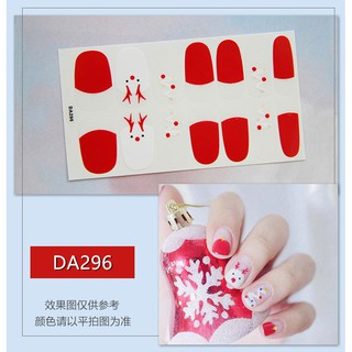 Sticker dán móng họa tiết giáng sinh