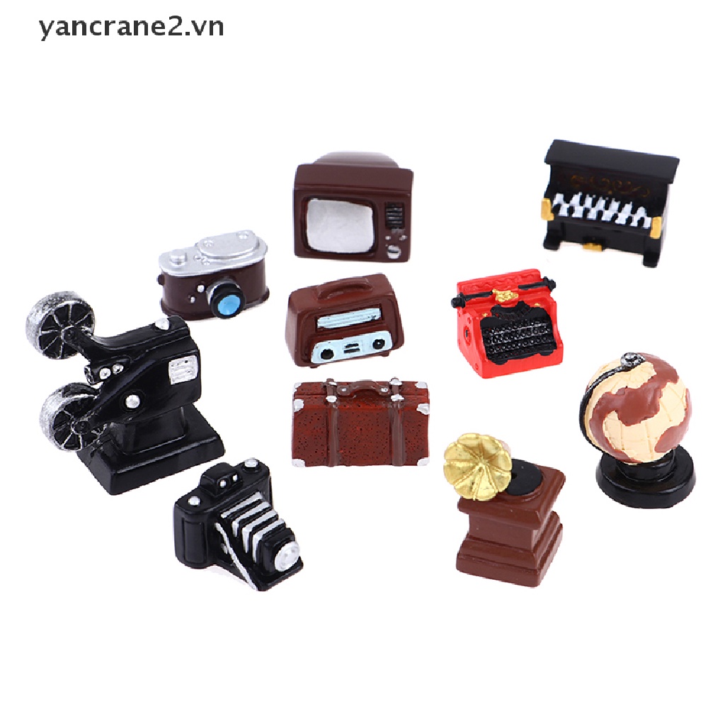 Đồ Chơi Mô Phỏng Đài Radio / Quả Địa Cầu Mini Cho Nhà Búp Bê