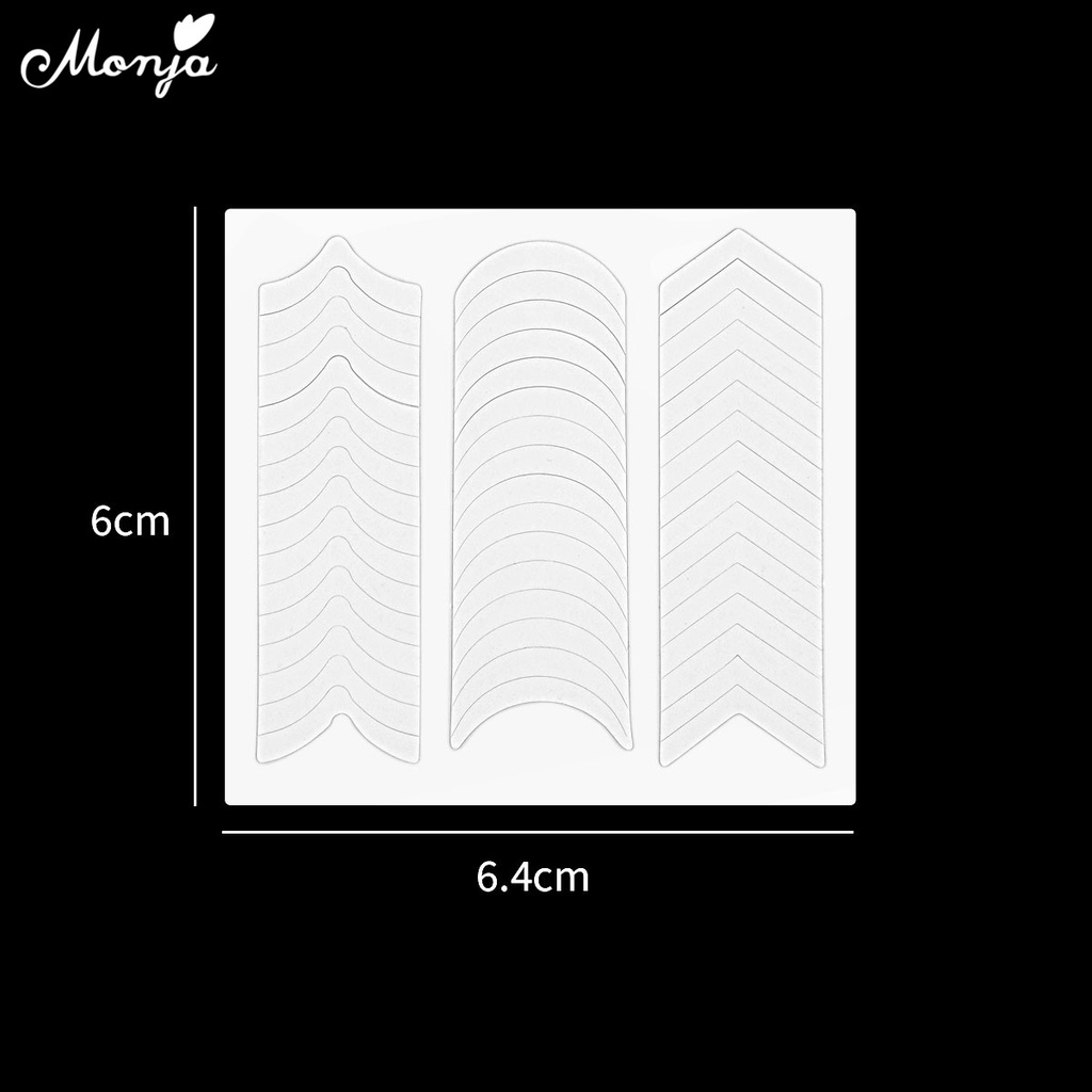 Tờ miếng dán sọc trang trí móng tay MONJA DIY kiểu Pháp chuyên nghiệp tiện lợi