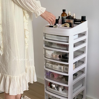 Kệ Tủ Ngăn kéo có Bánh xe nhiều tầng trang trí , xe đẩy spa, đựng đồ làm nail, mỹ phẩm