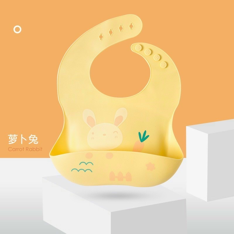 Yếm silicon hình siêu kute cho bé