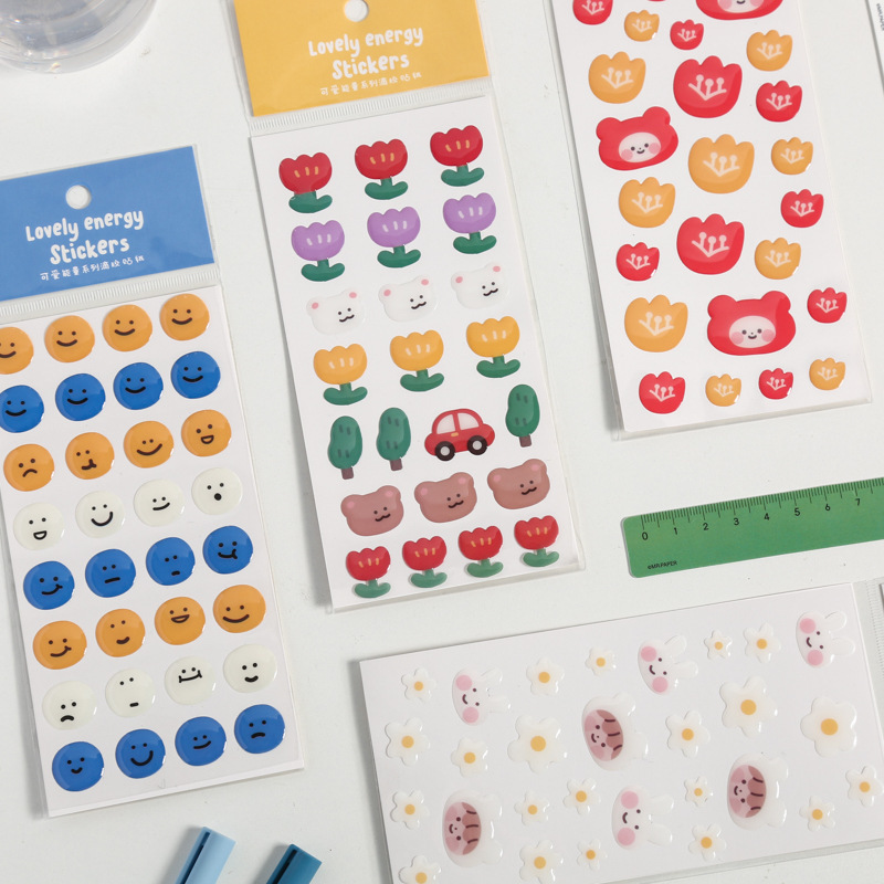 1 Sticker Dán Trang Trí Sổ Lưu Niệm Hình Hoạt Hình