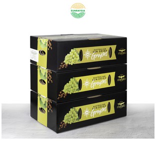Nho khô nguyên cành Thompson B nhập khẩu Úc Sunraysia _ thùng 4kg_trái to,vàng ngon dẻo, cành bé hơn loại A