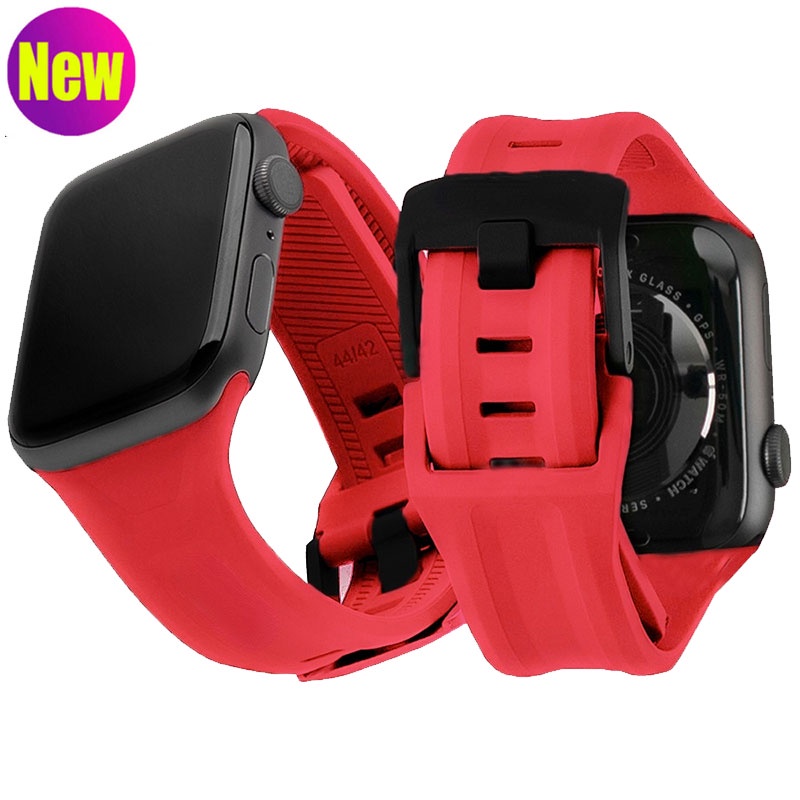 Dây Đeo Silicone Thời Trang Dành Cho Đồng Hồ Thông Minh Apple Watch 38 / 40/41mm 42 / 44/45mm Silicon 1 / 2 / 3 / 4 / 5/6/7/SE