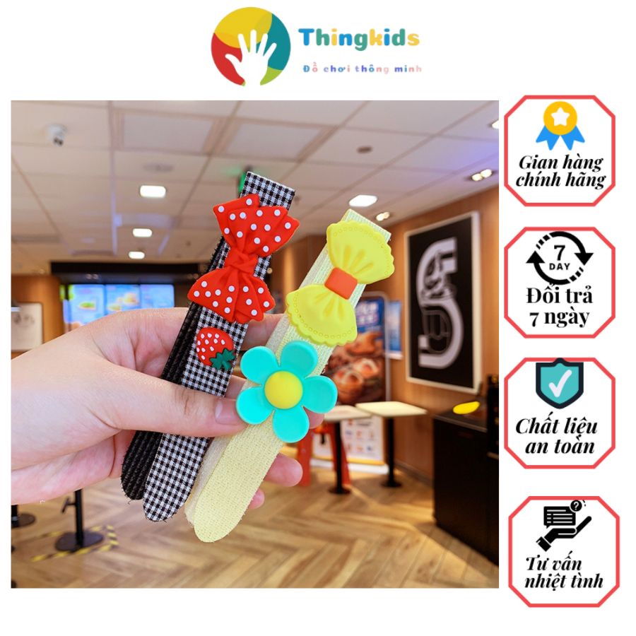 Băng đô dán tóc mái phong cách Hàn Quốc cho bé dài 32cm - Thingkids
