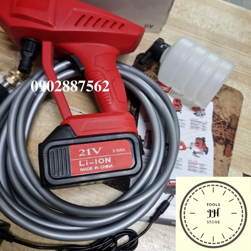 máy rửa xe dùng pin ACZ 21V hàng chính hãng