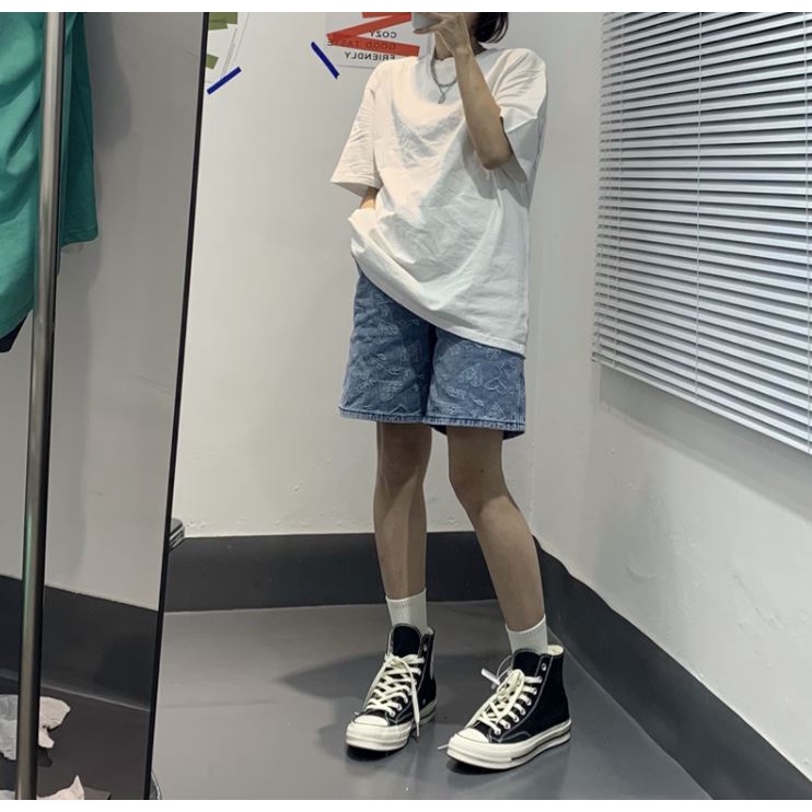 Áo thun tay lỡ nam nữ oversize trơn basic nhiều màu moonzshop | BigBuy360 - bigbuy360.vn