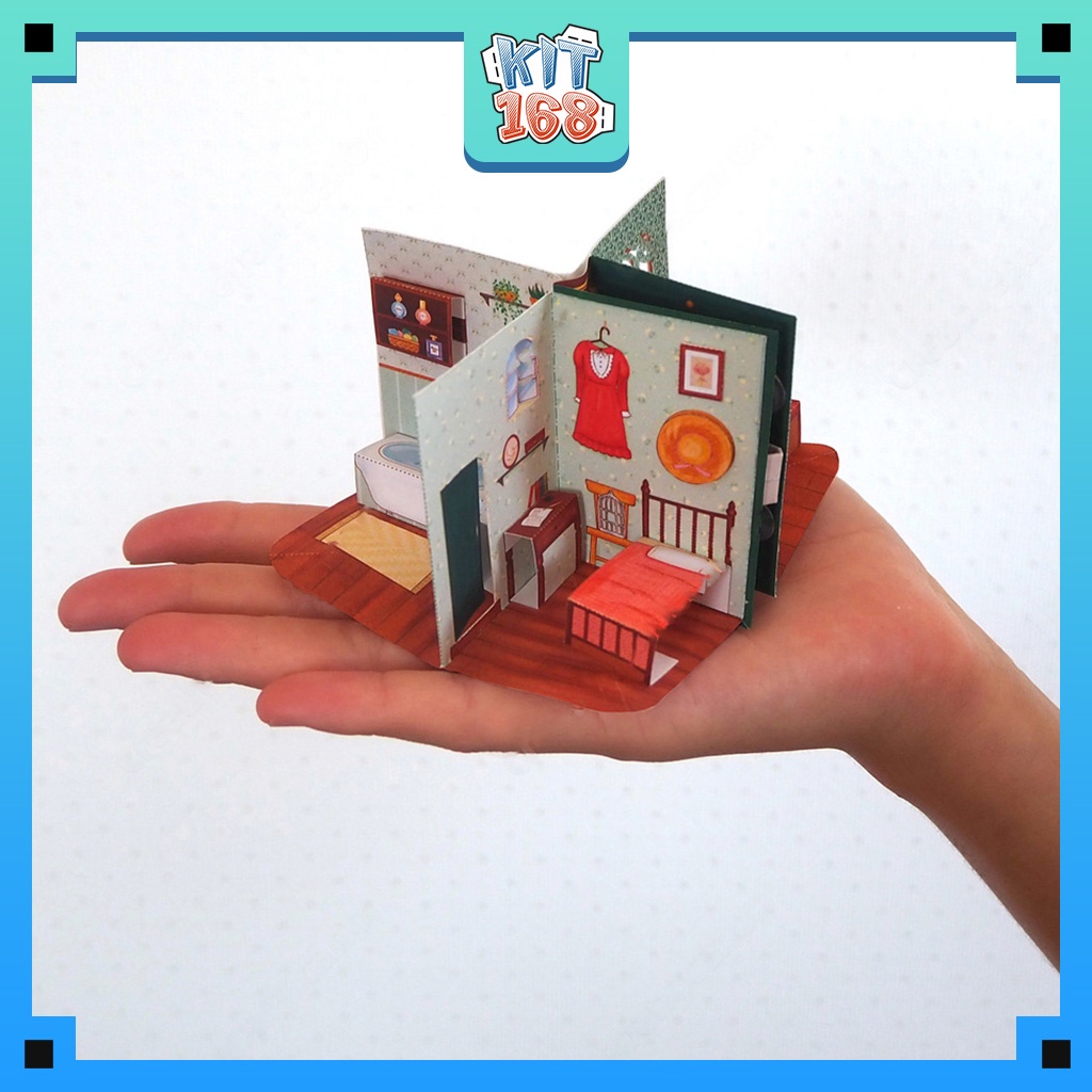 Mô hình giấy kiến trúc Sách mini Green House