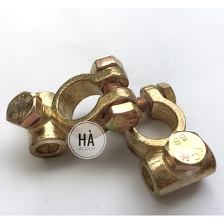 Đầu bọp Cọc Bình Acquy Đồng Thau kiểu Thái Phi 18 (D18 mm)-1 cặp