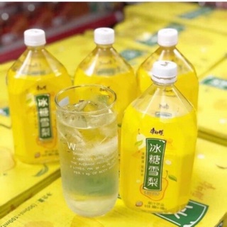 Nước ép hoa quả tươi lê, nho, đào, trà chanh, xí muội, lài, cam Đài Loan... chai 1 lít