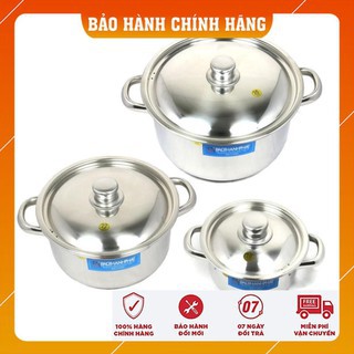 Nồi inox dày dặn size 16-18-20-22-24-26-28-30-32cm-đủ kích cỡ