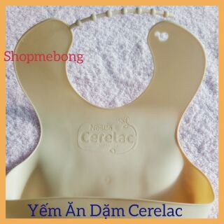 [Hàng Quà tặng Nestlé Cerelac] Yếm Ăn Dặm Nhựa Nestlé Cerelac Cho Bé