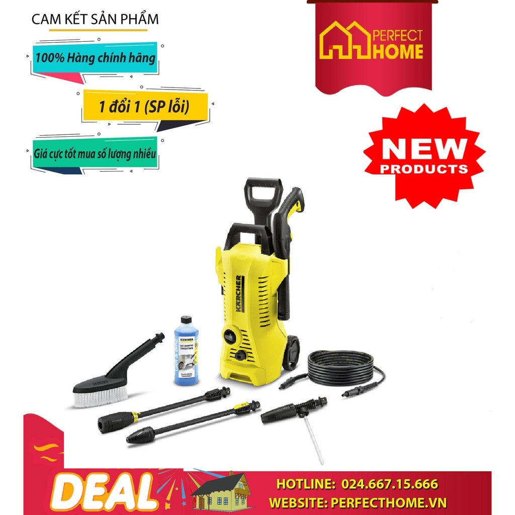 Máy Phun Rửa Áp Lực Cao Karcher 9.653-217.0 K2 Full Control Car & PS 20 *EU  ( 1.673-408.0 )