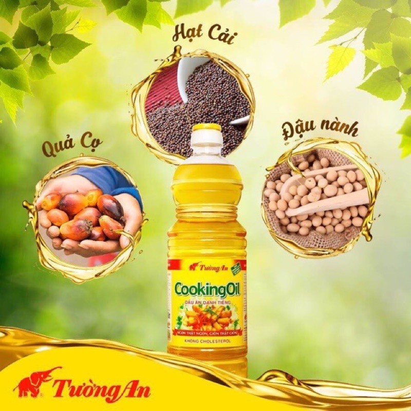 Dầu Ăn Tường An Cooking Oil Chai 1 Lít