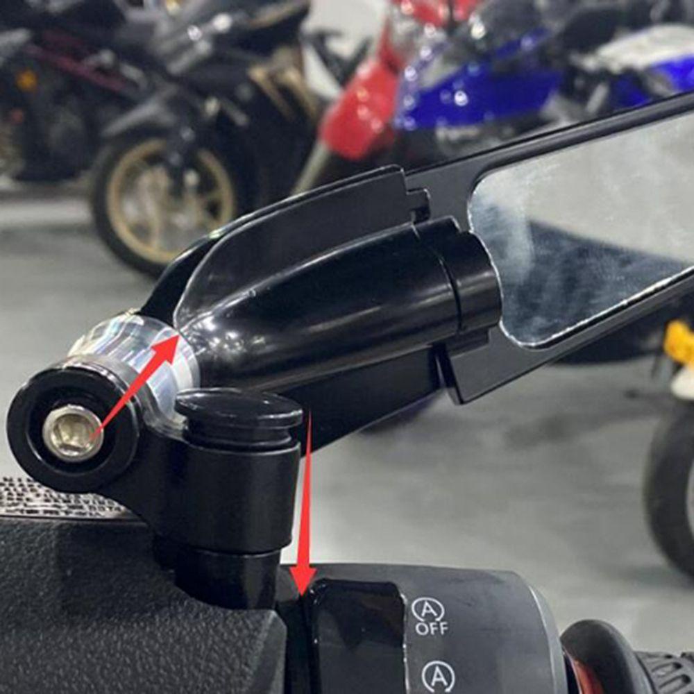 1 Cặp Gương Chiếu Hậu Cánh Gió Điều Chỉnh Được Mẫu Mới Dành Cho Xe Mô Tô