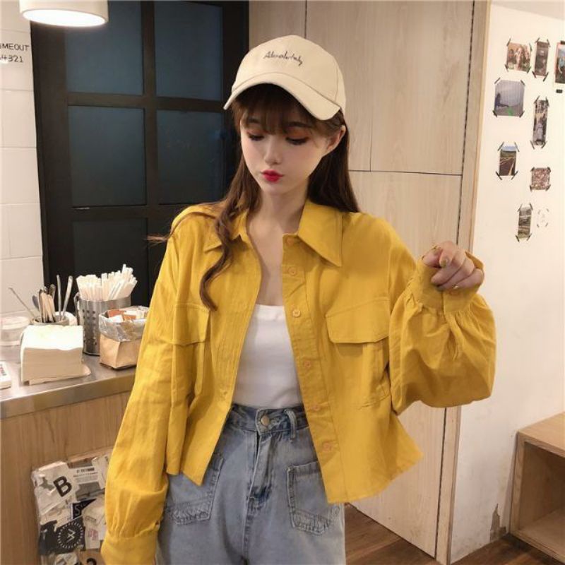 Áo Khoác Sơ Mi Nữ Xinh Xắn Thời Trang