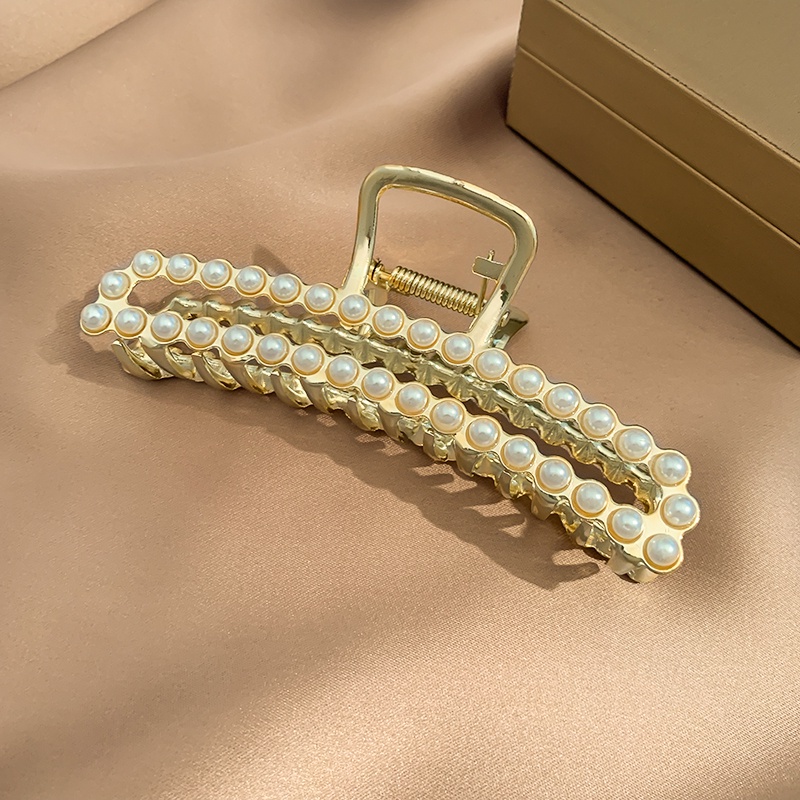 Kẹp Tóc Đính Ngọc Trai Nhân Tạo Thời Trang Hàn Quốc