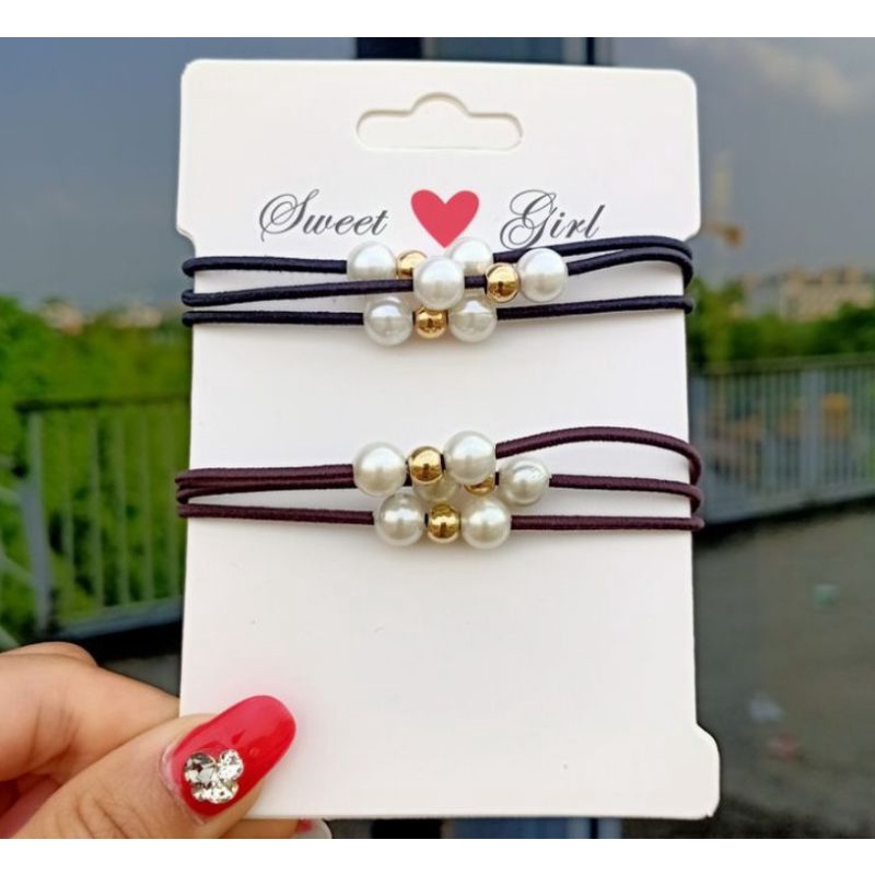 combo 10 cột tóc đủ màu, mỗi cái 3 tầng